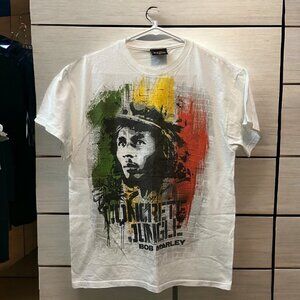 Zion Rootswear Men's‎ Bob Marley Concrete Jungle Vintage Band T Shirt Size M